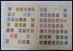 GB Stamps. Range of mint & used Edward 7th & George 5th on two pages ex old album.Some better mint