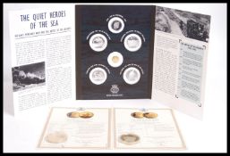 The WWI Centenary Anniversary Coin Crown By Sea and By Land complete with certificates.