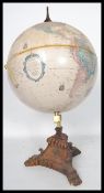 A vintage retro 20th century desk top Replogle 12 inch diameter World Classic Series Globe raised on