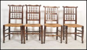 A good set of North Country ladderback country oak