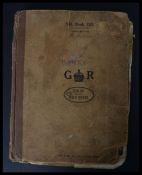 A collection of early 20th century cigarette packets contained within an album to include many