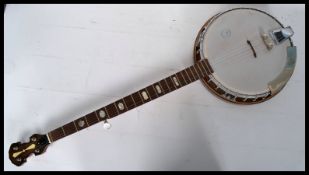 A beautiful original c1970's Banjo made by Kay . Five stringed instrument, with 12
