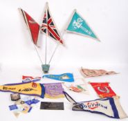COLLECTION OF VINTAGE CARAVAN CLUB FLAGS