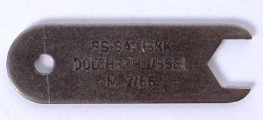 ORIGINAL GERMAN WWII NAZI DAGGER TOOL / SPANNER