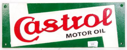 VINTAGE STYLE CASTROL OIL GARAGE ADVERTISING PLAQUE