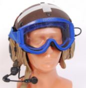 DAVID CLARK AVIATION HEADSET, MICROPHONE & FLIGHT IMPACT HELMET