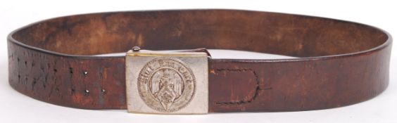 ORIGINAL WWII SECOND WORLD WAR NAZI HITLER YOUTH BELT AND BUCKLE