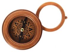 ANTIQUE STYLE BRASS MAP COMPASS