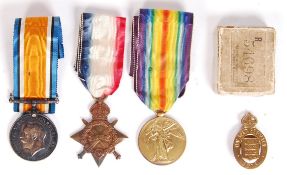 WWI FIRST WORLD WAR MEDAL GROUP TRIO
