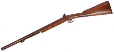 19TH CENTURY INDIAN PERCUSSION CAP RIFLE GUN
