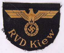 NAZI GERMAN RVD KIEW PATCH