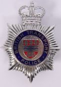 BRITISH TRANSPORT POLICE HAT BADGE