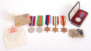 WWII MEDAL GROUP AND RELATED EPHEMERA