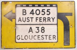 ORIGINAL 1950'S BRISTOL INTEREST AUST FERRY ROAD SIGN