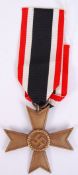WWII GERMAN WAR MERIT CROSS MEDAL