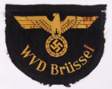 GERMAN WWII NAZI WVD BRUSSEL PATCH