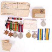 FIRST & SECOND WORLD WAR MEDALS