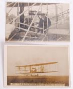INCREDIBLY RARE REAL PHOTOGRAPHIC POSTCARDS OF CHARLES ROLLS PLANE CRASH 1910