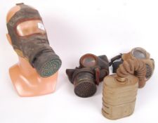 SECOND WORLD WAR GAS MASKS