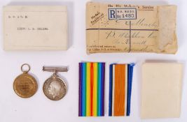 WWI FIRST WORLD WAR MEDAL GROUP
