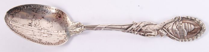 USS MAINE COMMEMORATIVE SPOON