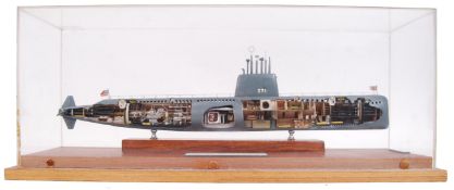 U.S.N. NAUTILUS SUBMARINE MODEL & PHOTOGRAPHS