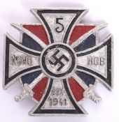 GERMAN 5TH DON COSSACK REGIMENTAL BADGE