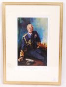 HRH PRINCE PHILIP DUKE OF EDINBURGH LIMITED EDITION PRINT WITH SIGNATURE