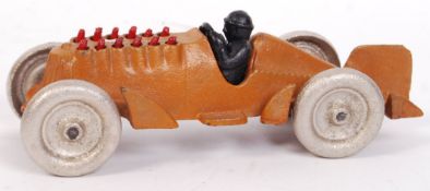 VINTAGE STYLE CAST IRON RACING CAR MASCOT
