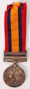 VICTORIAN BOER WAR SOUTH AFRICA MEDAL AND BARS