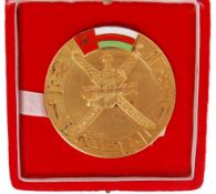 OMAN CASED MEDALLION PLAQUE