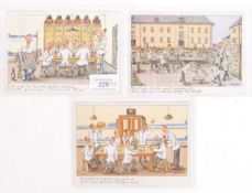 SATIRICAL WWII SECOND WORLD WAR NAZI GERMAN POSTCARDS