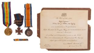 WWI FIRST WORLD WAR MEDAL GROUP