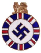 IMPERIAL FASCIST LEAGUE 2ND PATTERN MEMBERSHIP BADGE