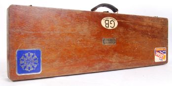 AIR RIFLE TRAVELLING COMPETITORS WOODEN CARRY CASE