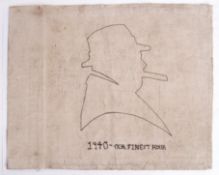 WINSTON CHURCHILL SEWN SILHOUETTE