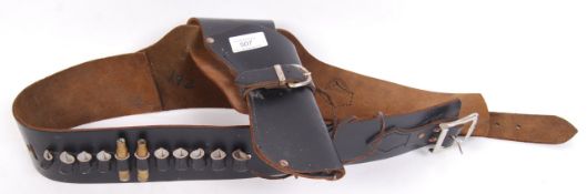 REPLICA REENACTMENT WESTERN LEATHER GUN HOLSTER