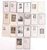 WWII GERMAN SOLDIER MEMORIAL CARDS