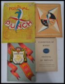 Festival Of Britain 1951; a collection of 4x 1950'
