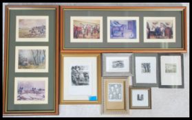 Simon Brett - Wood block engraving ' The Young God