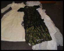 A small collection of ladies clothing dating from
