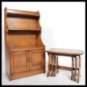 An Ercol Windsor golden dawn elm and beech nest of