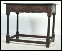 A late 18th / 19th century country oak Georgian lo
