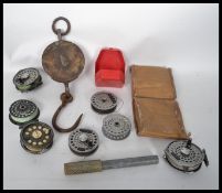 A collection of vintage 20th century fly fishing r