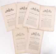 19TH CENTURY VICTORIAN RAILWAY ACTS OF PARLIAMENT