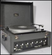 A vintage 20th century Goldring Lenco GL72 / GL 72 vinyl record player deck housed within a Fal