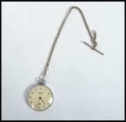 A mid century USSR made open faced Sekonda pocket