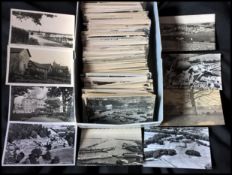 Postcards. Shoebox (700) small size. Popular Black & White Real Photographic type British