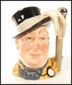 A Royal Doulton large character jug limited edition Mr Micawber D7040 limited edition 987/2500.