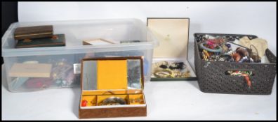 An extensive collection of costume and dress jewellery to include necklaces, pendants, earrings,